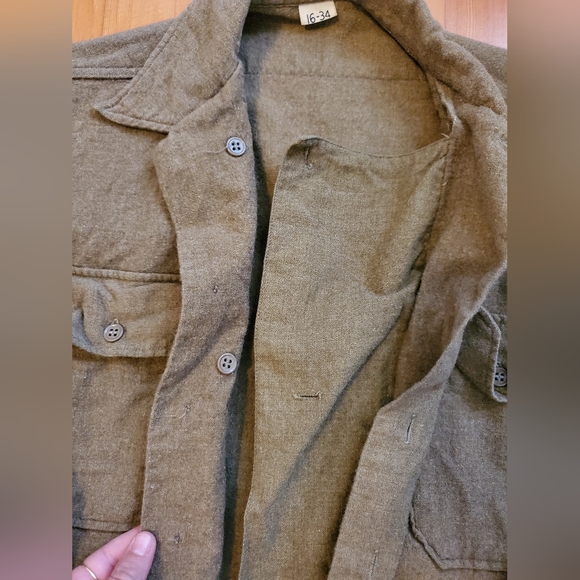 Vintage Wool U.S. Military Shirt Flannel - Picture 2 of 5